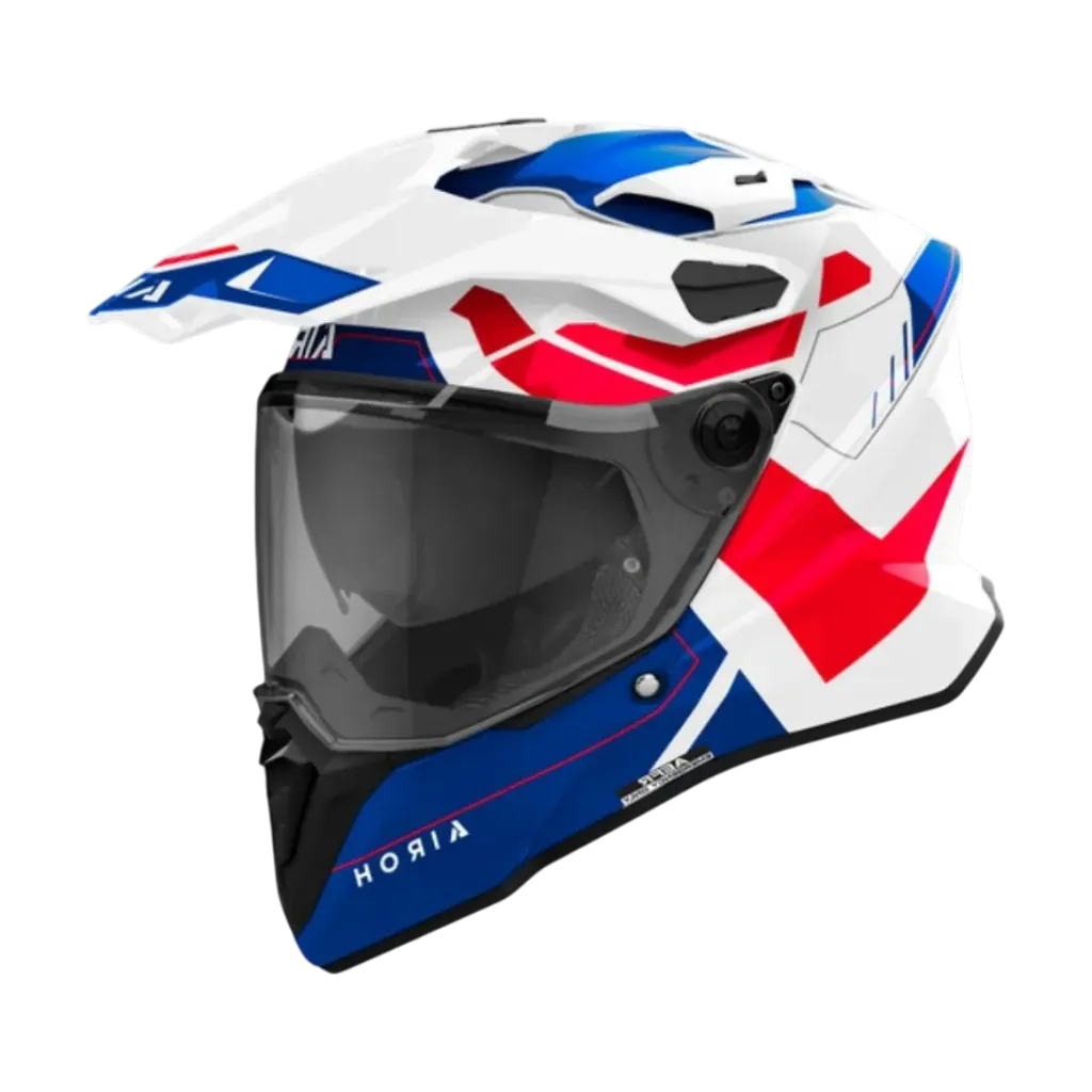[CM2R18S] CASCO COMMANDER 2 REVEAL CM2R AIROH (S, BLUE/RED, SHINY)