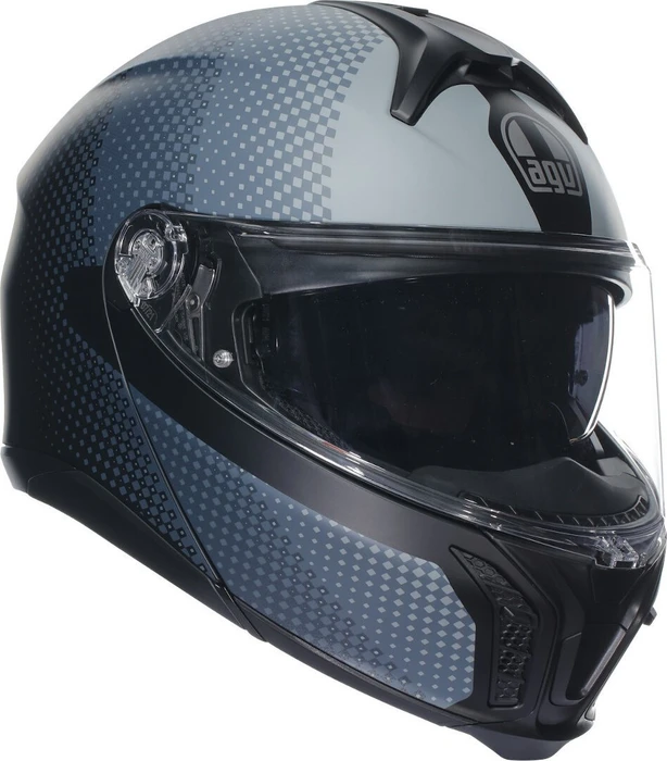 [211251E2OY-101-L] CASCO TOUR MODULAR MPLK 211251E2OY AGV (L, NEGRO/GRIS)