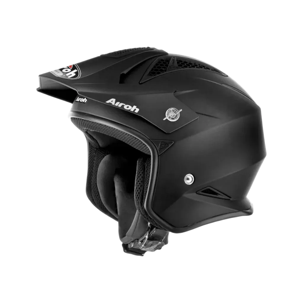 [TRRS11XXL] CASCO TRIAL TRR S KEEN AIROH (2XL, NEGRO, MATE)