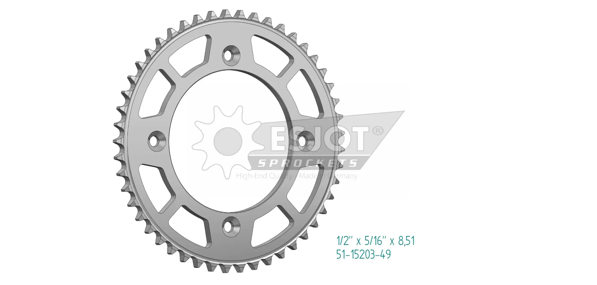 CORONA ALUMINIO SX85 N 51-15203-50BP ESJOT