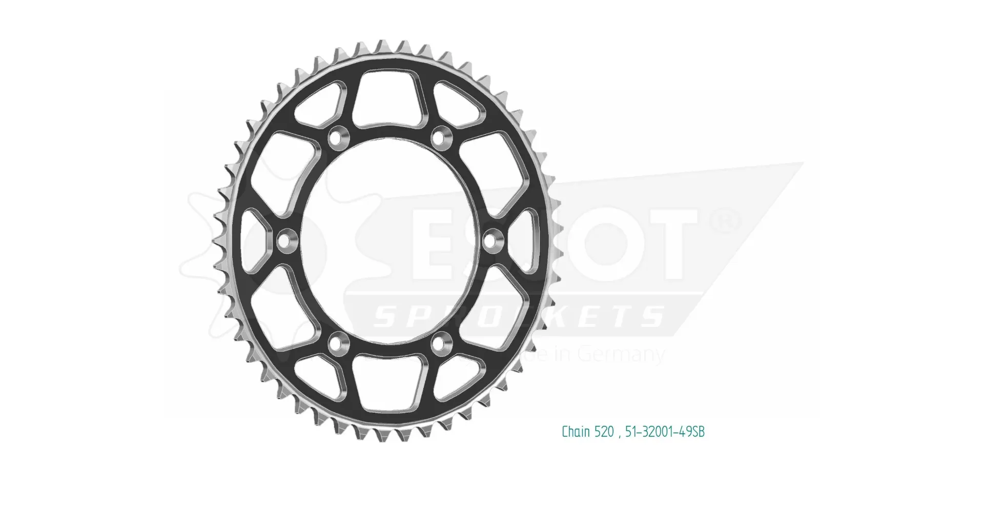 CORONA TDM850 43T 50-29009-43 ESJOT