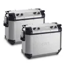 MALETA LATERAL OUTBACK 37 LITROS PAR ALUMIN OBKN37APACK2 GIVI