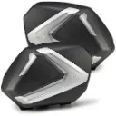 MALETA LATERAL TECH 37 LITROS PAR ANCLAJE PLX V37NT GIVI