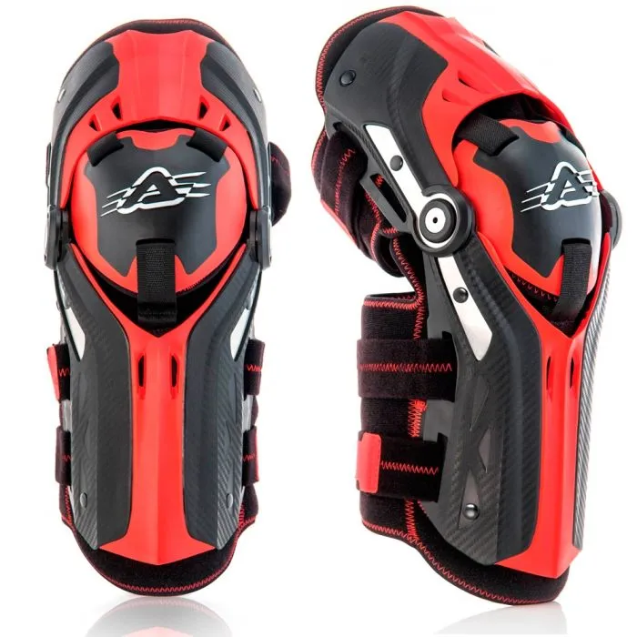 [0022114.323] KNEE BRACE GORILLA 0022114 ACERBIS (BLACK/RED)