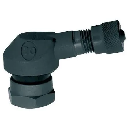 VALVULA DE ALUMINIO 90° PARA TUBLESS DIAM 11.3MM NEGRO 11970-N ARIETE