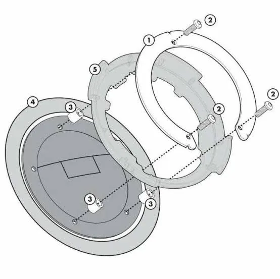 ADAPTADOR TANKLOCK BF86 GIVI