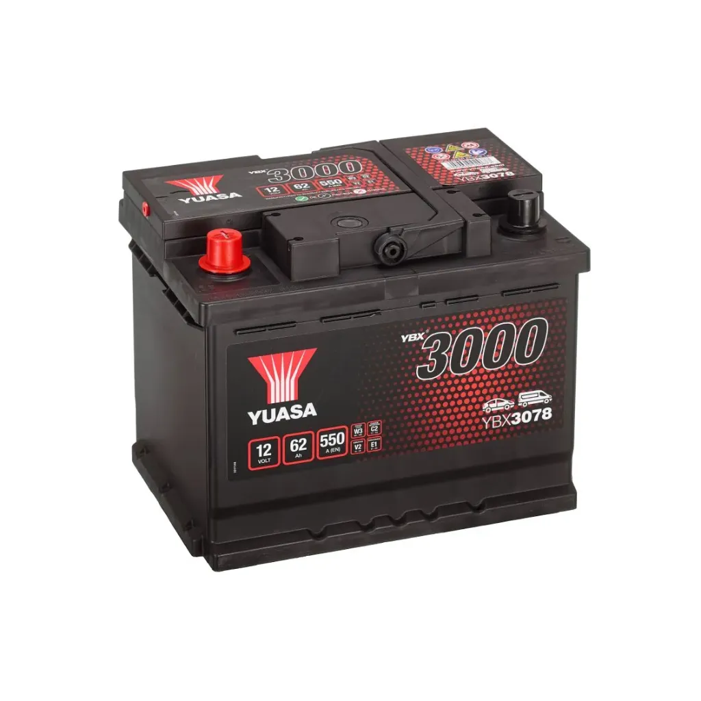 [YBX3078-062] BATERIA 62AH 550A 56221  22M-34M-43M YBX3078-062 YUASA