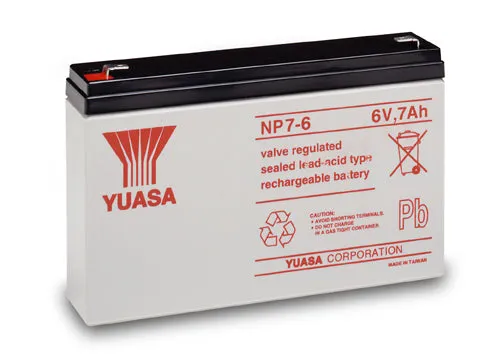 [NP7-6FR] BATERIA 6V NP7-6FR NP7-6FR YUASA