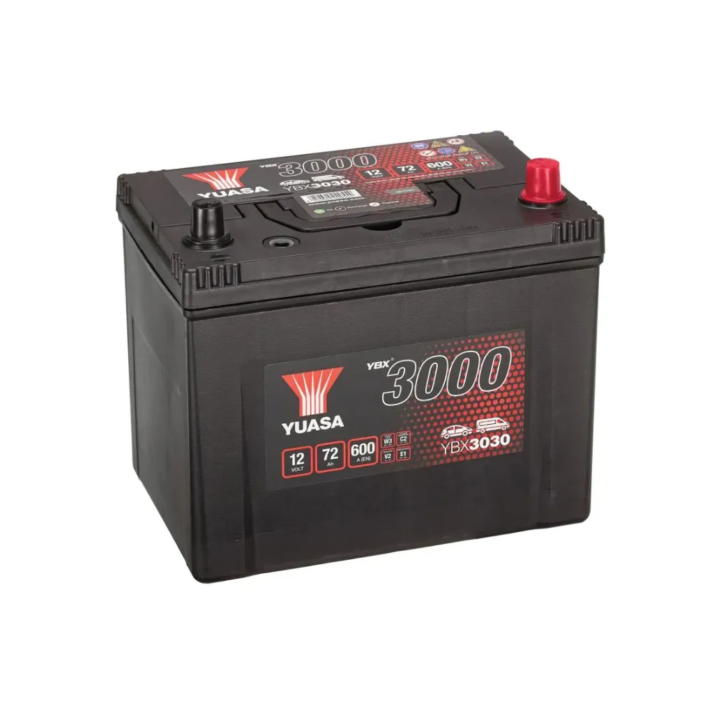 BATERIA 72AH 630A 95D26L  24R YBX3030-072 YUASA