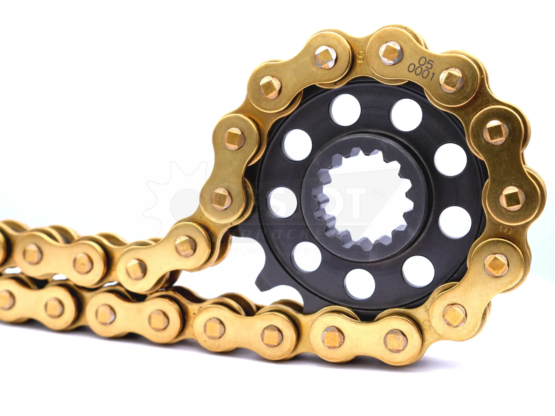 CADENA RK GOLD&GOLD X-RING 55-3585-120 ESJOT
