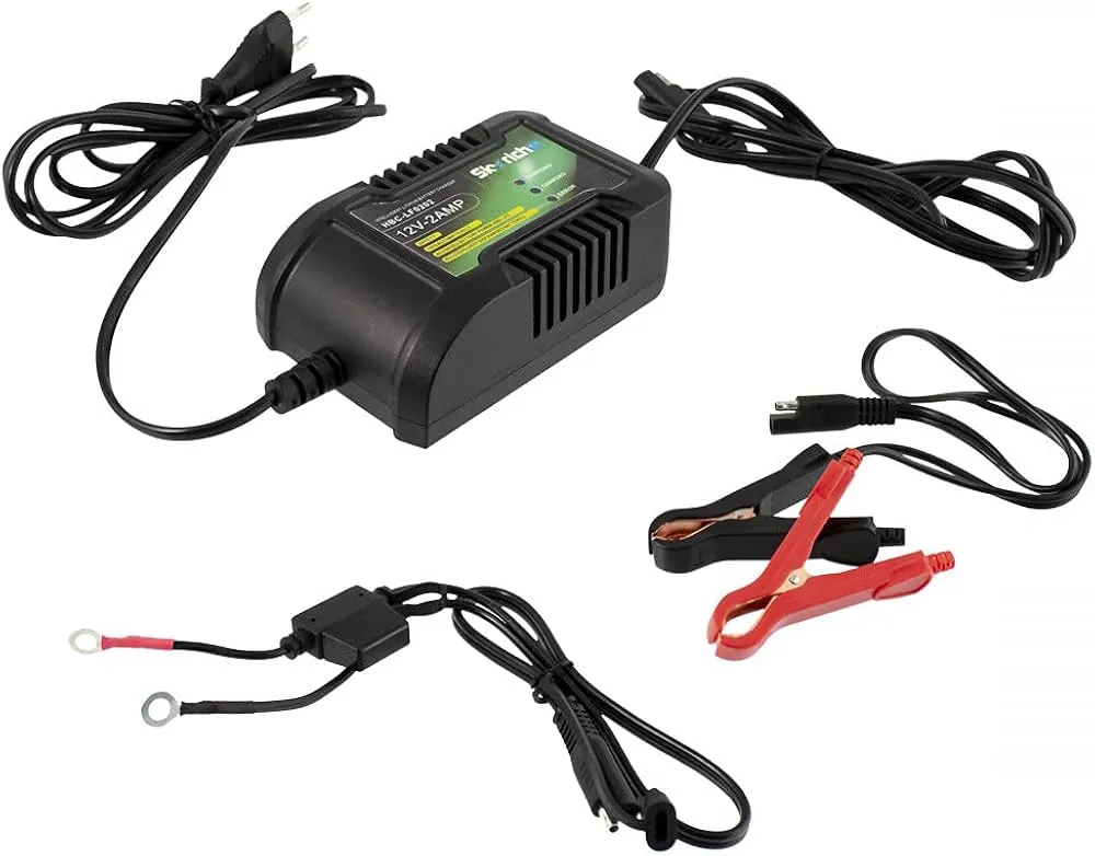 CARGADOR INTELIGENTE BATERIA MOTO LITHIUM Y ACIDO HBC-LF0201 HAIJIU