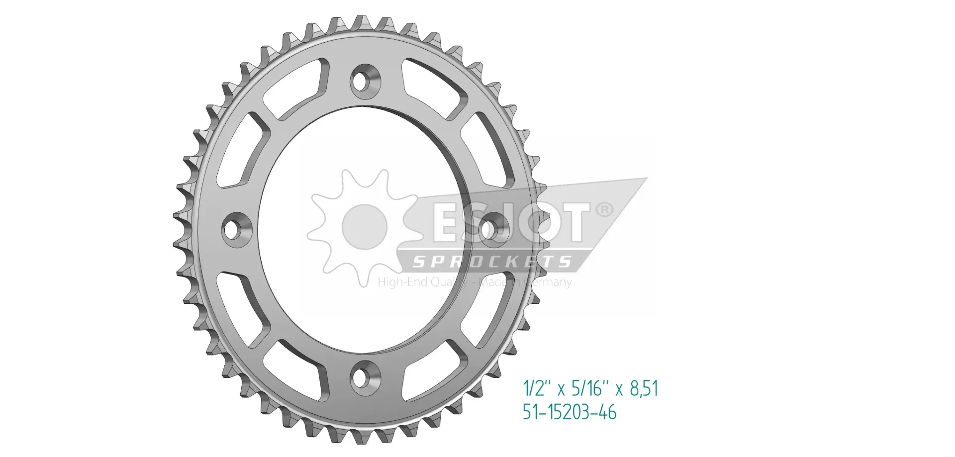 CORONA ALUMINIO SX85 N 51-15203-49BP ESJOT