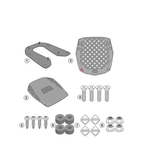 [SR4133] KIT ANCLAJE SR4133 GIVI