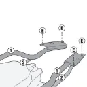 KIT ANCLAJE SR9221 GIVI