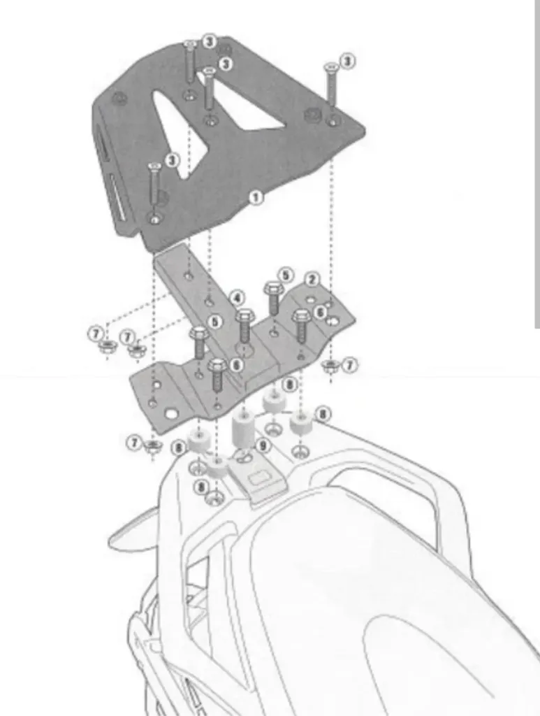 [SRA6706] KIT ANCLAJE SRA6706 GIVI