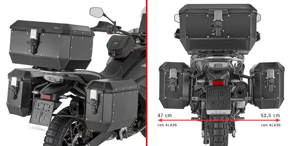 KIT DE ANCLAJE LATERAL PLO9227MK GIVI