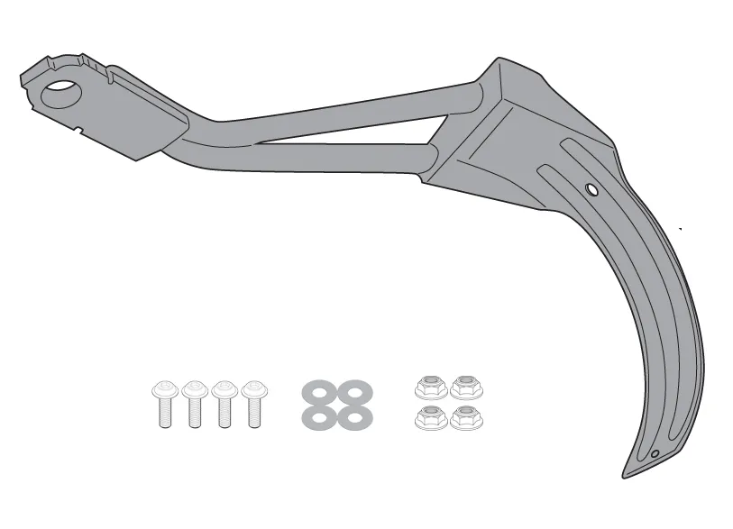 [RM7711KIT] KIT MONTAJE PARAFANGO RM7711KIT GIVI