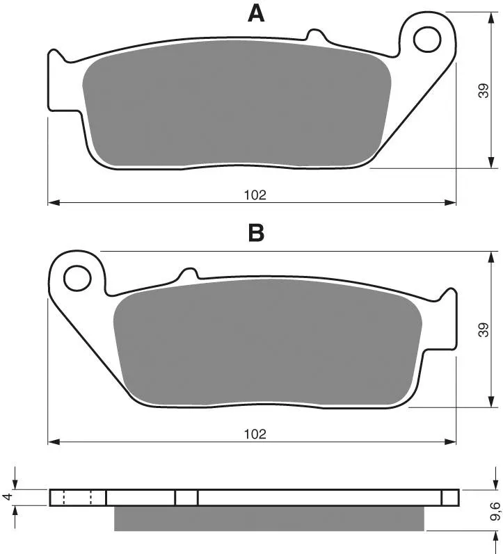 [014-S3] PASTILLA FRENO 014-S3-CUT GOLDFREN