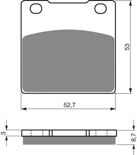 PASTILLA FRENO 016-S3 GOLDFREN