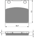 PASTILLA FRENO 016-S3 GOLDFREN