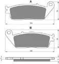 PASTILLA FRENO 022-S33 GOLDFREN