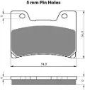 PASTILLA FRENO 028-S3-CUT GOLDFREN