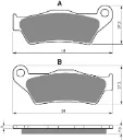 PASTILLA FRENO 031-K5-LX GOLDFREN