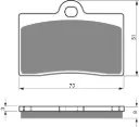 PASTILLA FRENO 064-S33 GOLDFREN