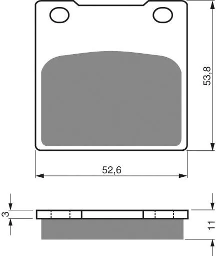 PASTILLA FRENO 068-S3 GOLDFREN