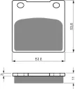 PASTILLA FRENO 068-S3 GOLDFREN