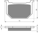 PASTILLA FRENO 075-S3 GOLDFREN