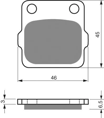 PASTILLA FRENO 077-K5 GOLDFREN