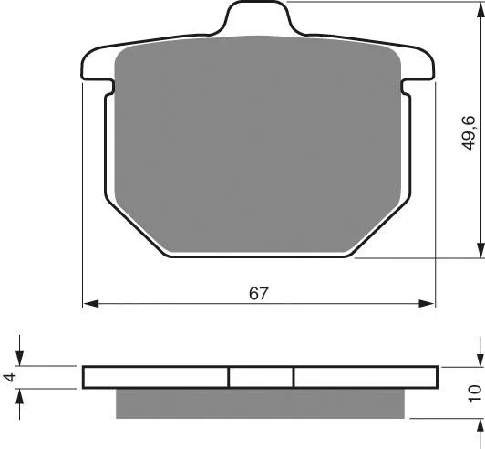PASTILLA FRENO 079-S3 GOLDFREN