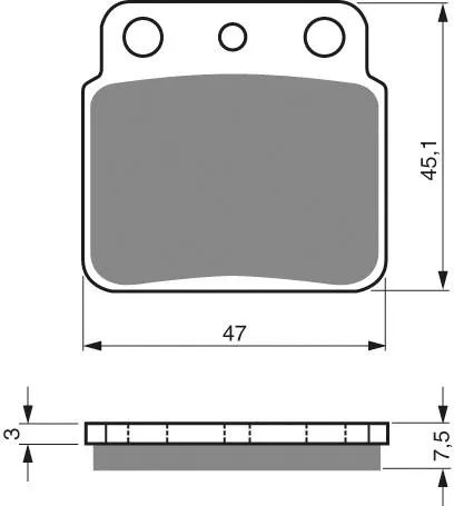 [092-S3] PASTILLA FRENO 092-S3 GOLDFREN
