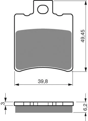 PASTILLA FRENO 098-S3 GOLDFREN