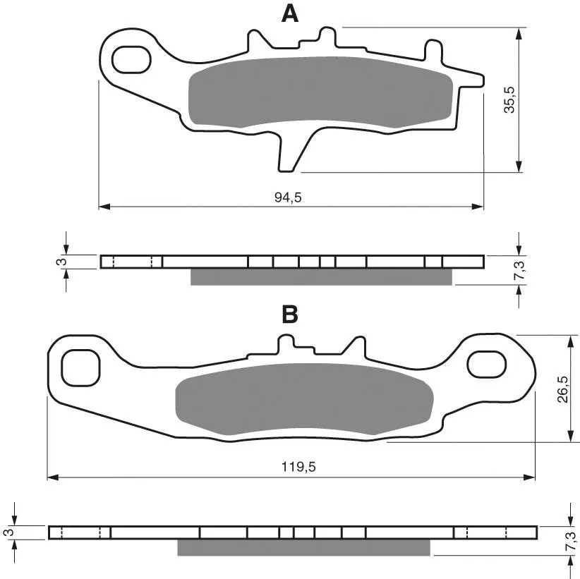 PASTILLA FRENO 108-S33 GOLDFREN