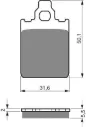 PASTILLA FRENO 118-S3 GOLDFREN