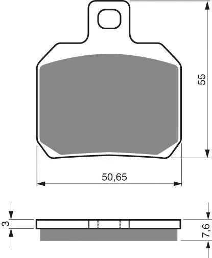 PASTILLA FRENO 152-GP7 GOLDFREN