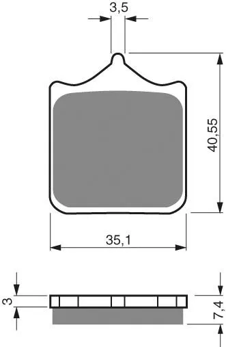 PASTILLA FRENO 177-S33 GOLDFREN