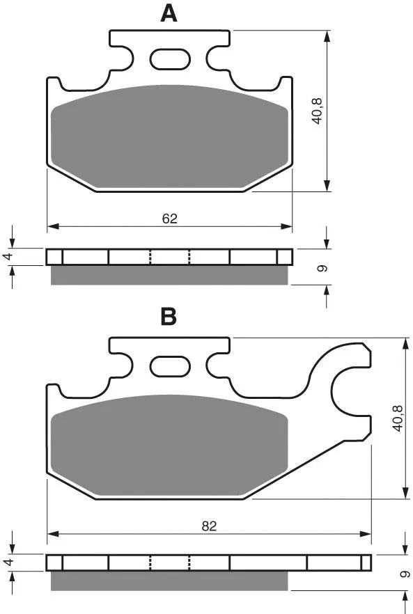 PASTILLA FRENO 182-S33 GOLDFREN