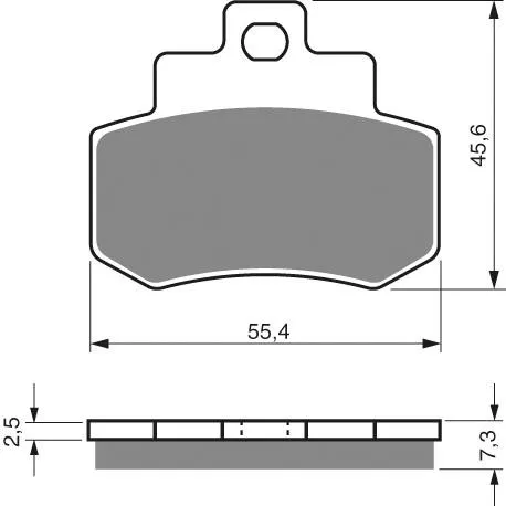 PASTILLA FRENO 192-S3 GOLDFREN