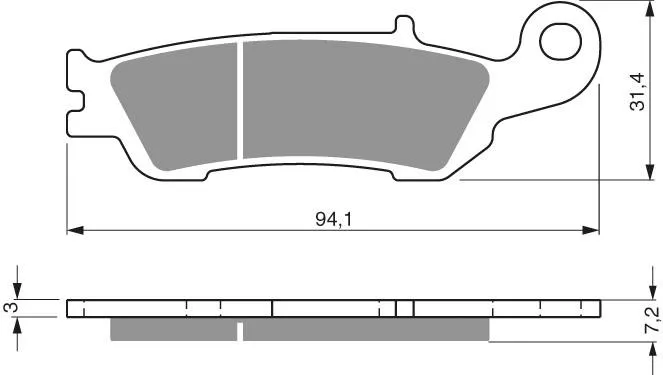 PASTILLA FRENO 249-S33 GOLDFREN