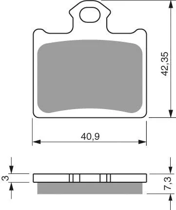 PASTILLA FRENO 297-K5-LX GOLDFREN