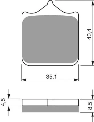 PASTILLA FRENO 307-K5 GOLDFREN