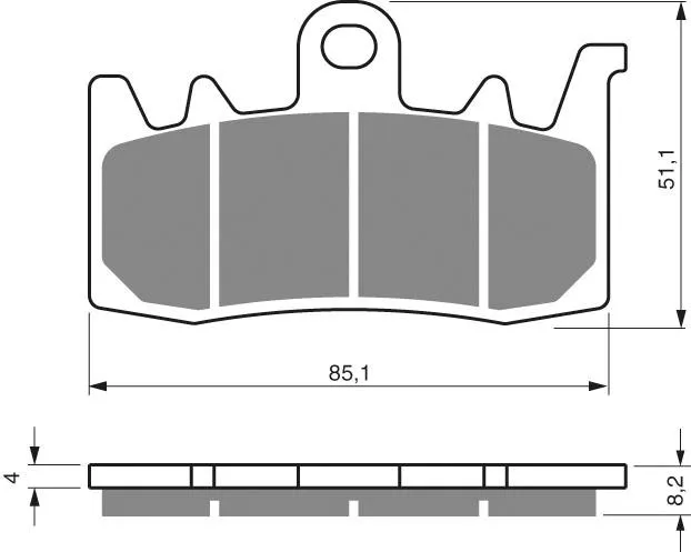 [328-GPR] PASTILLA FRENO 328-S3 GOLDFREN