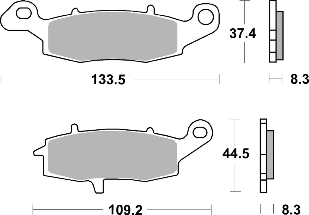 [07KA1807] PASTILLAS FRENO 124 REF GOLDFREN 07KA1807 BREMBO