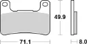 PASTILLAS FRENO 213 REF GOLDFREN 07SU27SA BREMBO