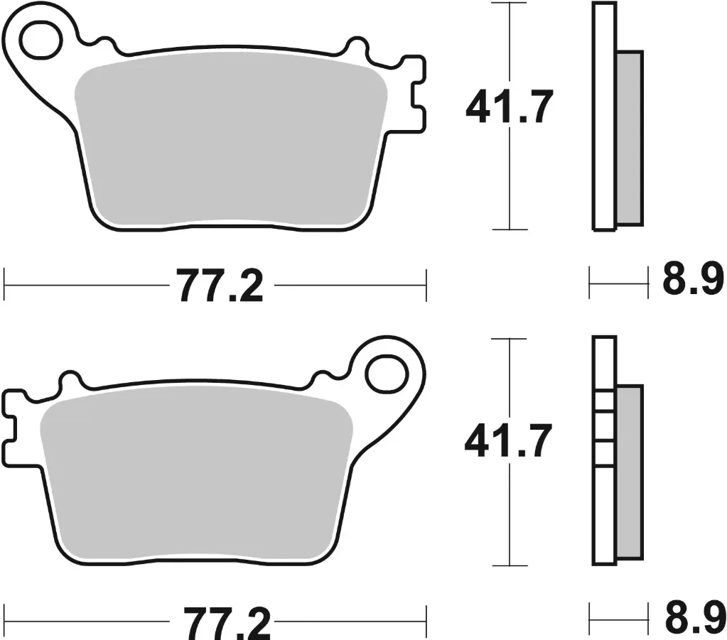 PASTILLAS FRENO 242 REF GOLDFREN 07HO59SP BREMBO