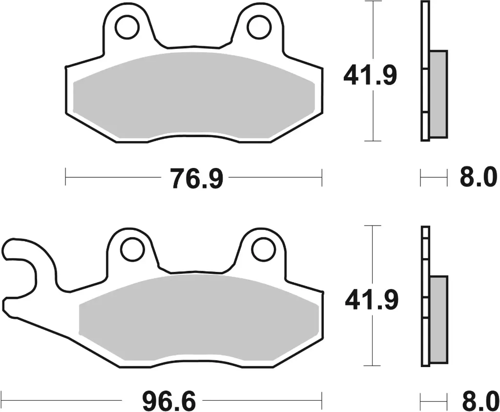 [07YA2106] PASTILLAS FRENO 334 REF GOLDFREN 07YA2106 BREMBO