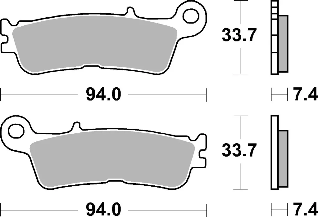 [07YA55SD] PASTILLAS FRENO 403 REF GOLDFREN 07YA55SD BREMBO